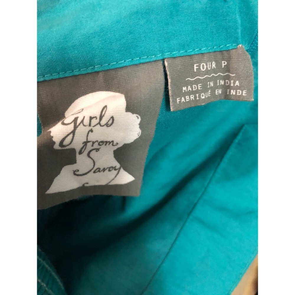 SOLD 🚫 Anthro | Girls From Savoy Ikat Strapless Dress 4P - Picture 8 of 8